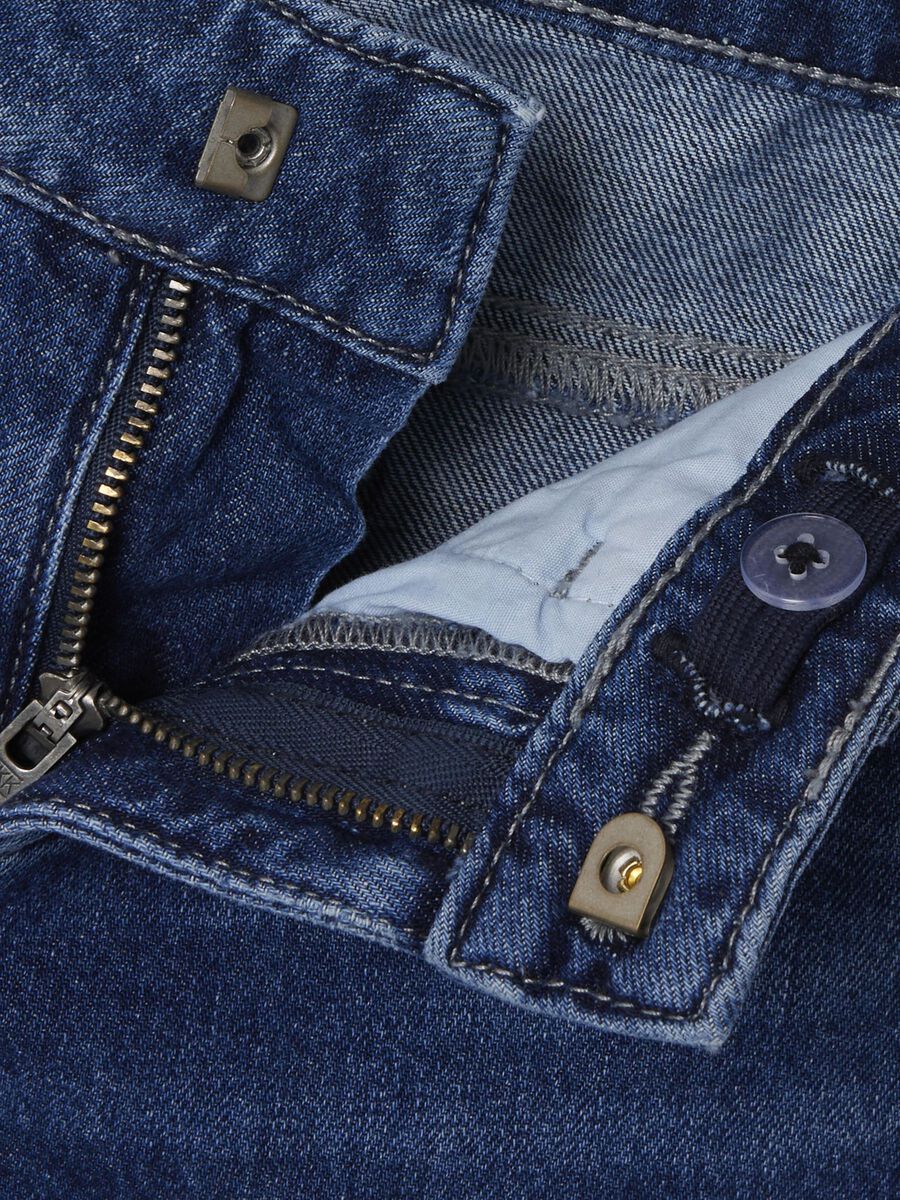 Carousel image 4 WIDE FIT JEANS, Medium Blue Denim