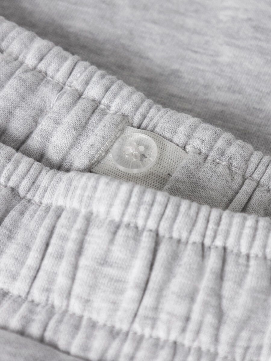 Carousel image 5 ORGANIC COTTON SWEATPANTS, Light Grey Melange