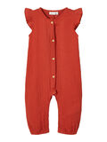 Name it COTTON ONE-PIECE SUIT, Burnt Brick, highres - 13181182_BurntBrick_001.jpg