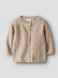 Product image thumbnail - POINTELLE KNITTED CARDIGAN, Cement | 1