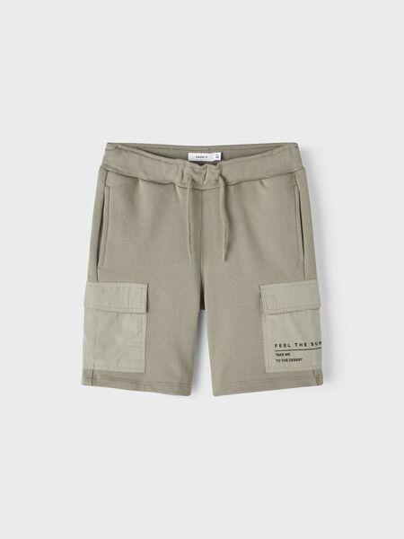 Name it LOOSE FIT SWEATSHORT, Dried Sage, highres - 13217508_DriedSage_003.jpg