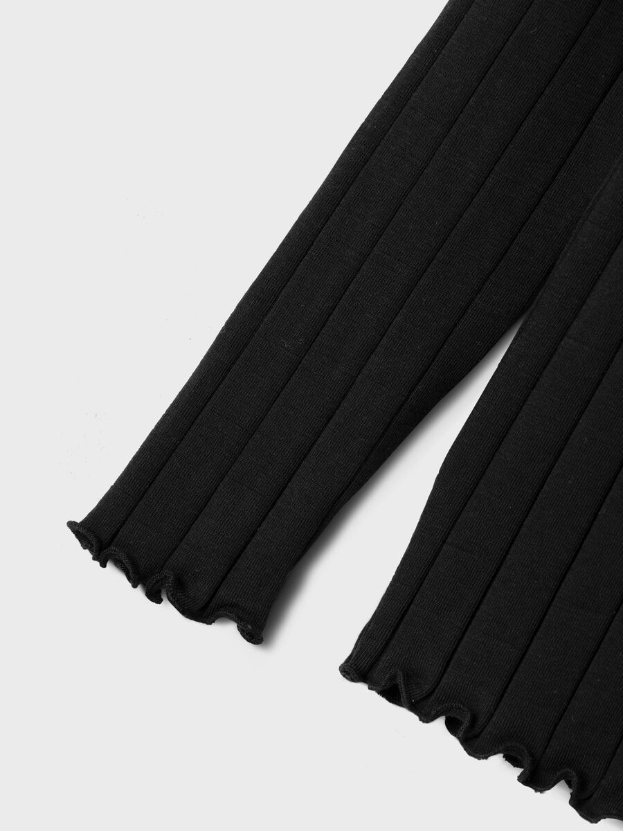 name it RIB LONG SLEEVED TOP, Black, highres - 13211597_Black_005.jpg
