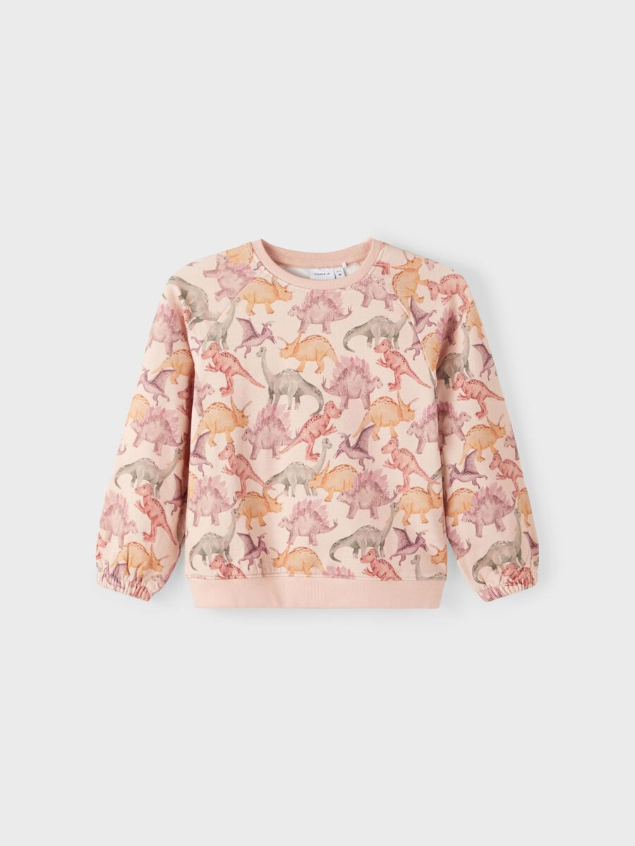 name it IMPRIMÉ ALL-OVER DINOSAURE SWEAT-SHIRT, Rose Smoke, highres - 13202948_RoseSmoke_003.jpg