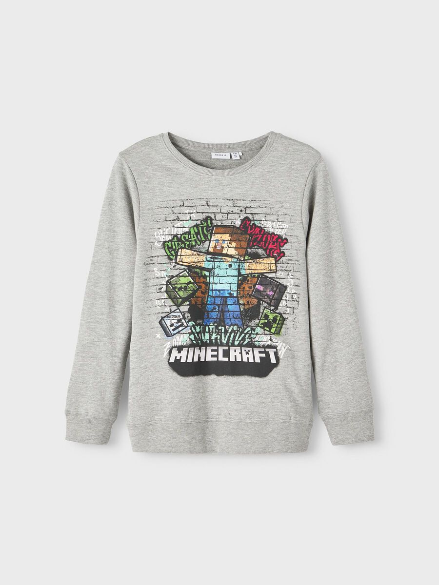name it MINECRAFT SWEATSHIRT, Grey Melange, highres - 13212587_GreyMelange_003.jpg