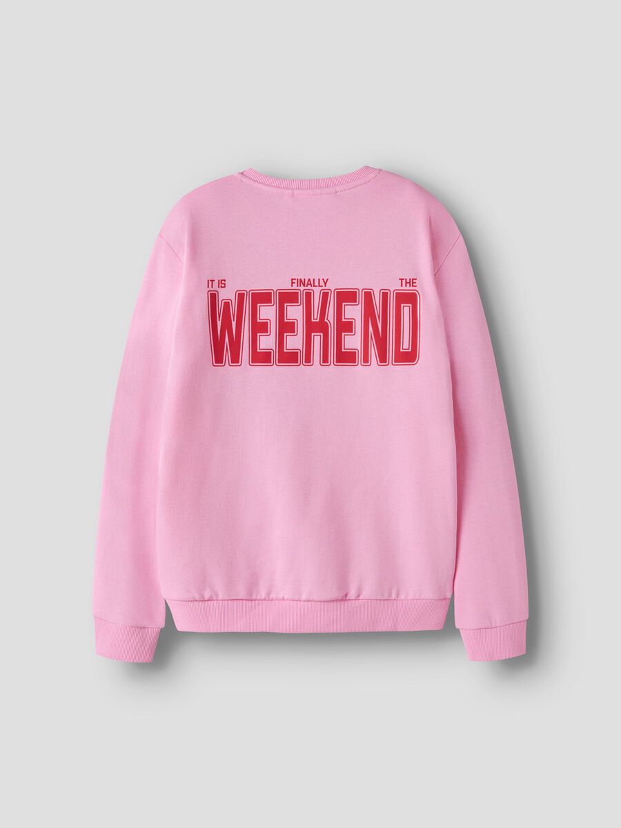 Carousel image 3 &Oslash;KOLOGISK BOMULD SWEATSHIRT, Begonia Pink