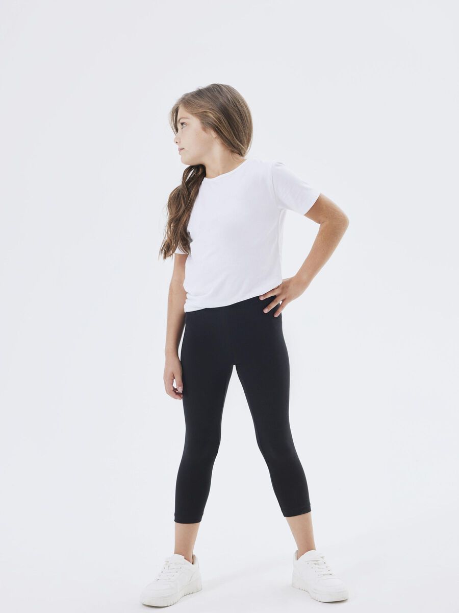 name it REGULAR FIT LEGGINGS, Black, highres - 13201014_Black_007.jpg