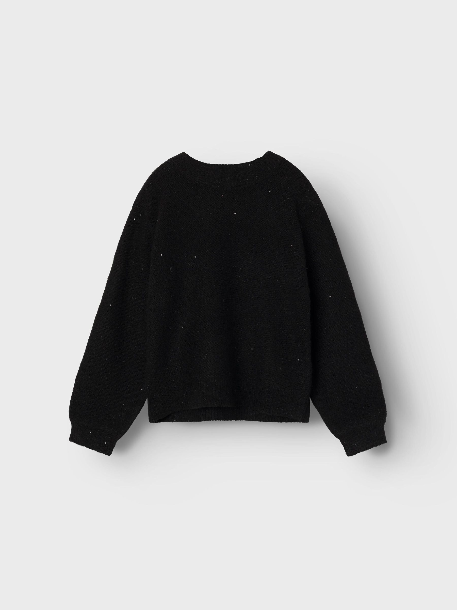 GLITTER GEBREIDE TRUI Meisjes Zwart NAME IT Belgi