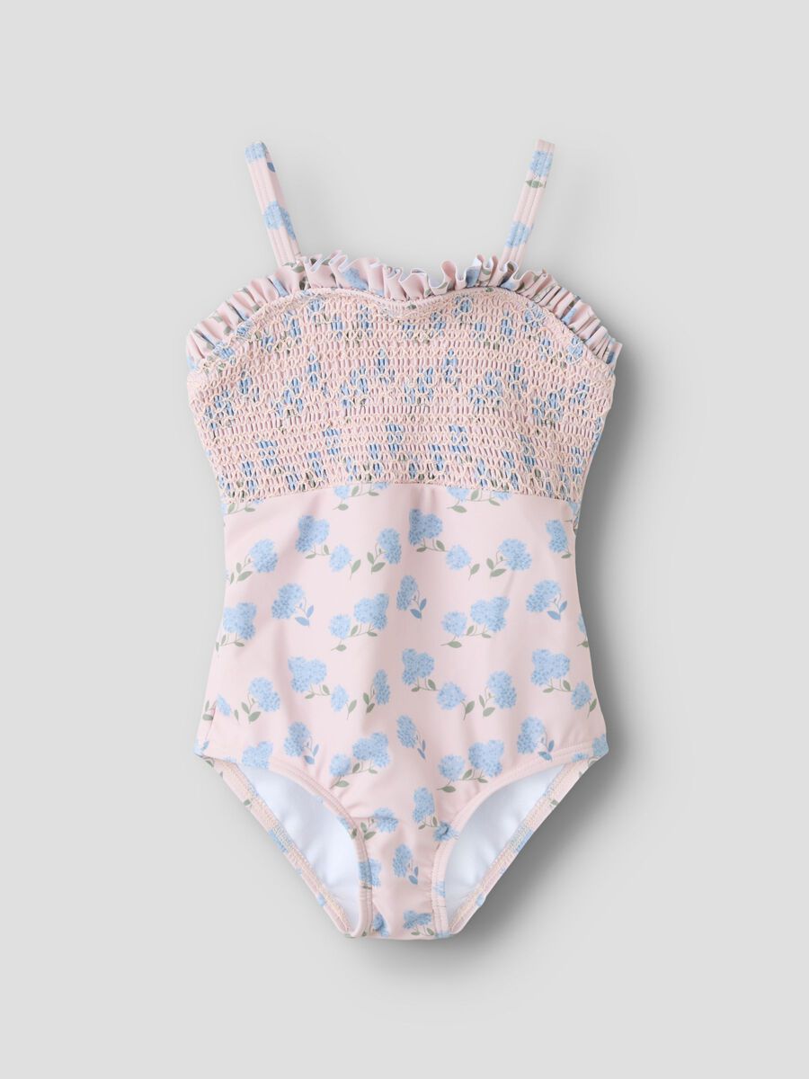 Product carousel image 1 PRINTED SWIMSUIT, Peach Whip