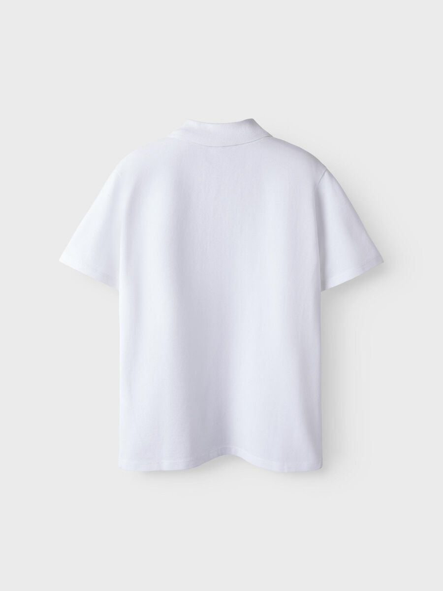 name it BIOLOGISCH KATOEN POLO, Bright White, highres - 13250066_BrightWhite_002.jpg
