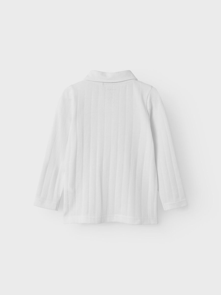 Product carousel image 2 &Agrave; MANCHES LONGUES POLO, Bright White