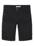 Name it SLIM FIT LONG SHORTS, Black Denim, highres - 13150022_BlackDenim_001.jpg