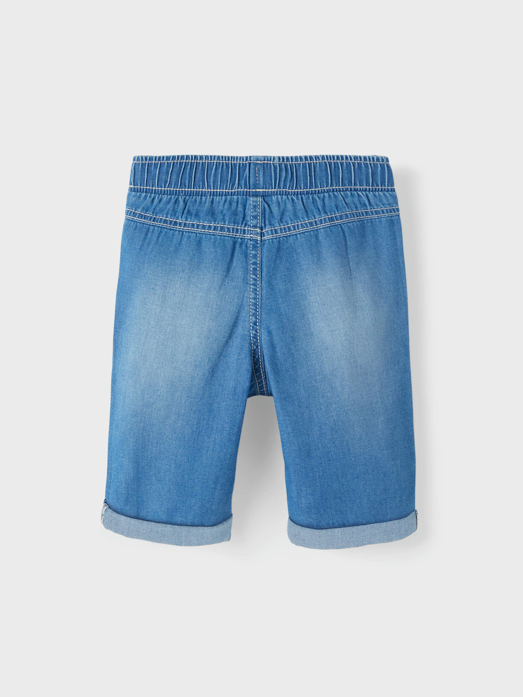 BAGGY FIT DENIM SHORTS (Blue) from name 
