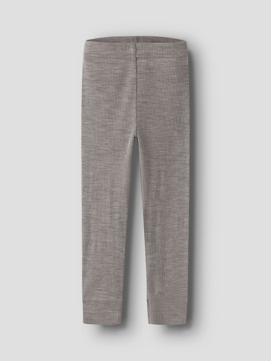 Carousel image 1 MERINO WOOL LEGGINGS, Satellite