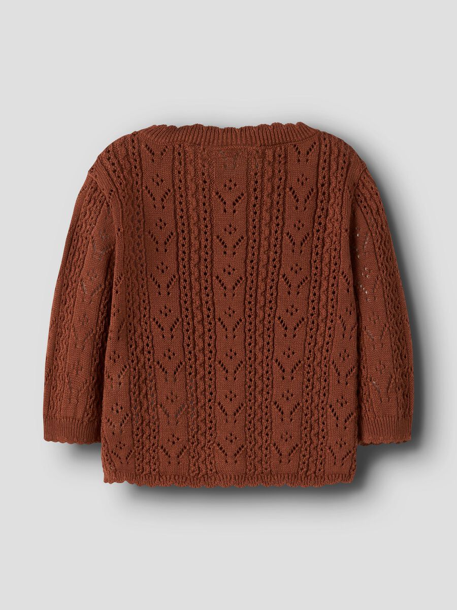 Carousel image - KNITTED CARDIGAN, Maple Syrup | 4