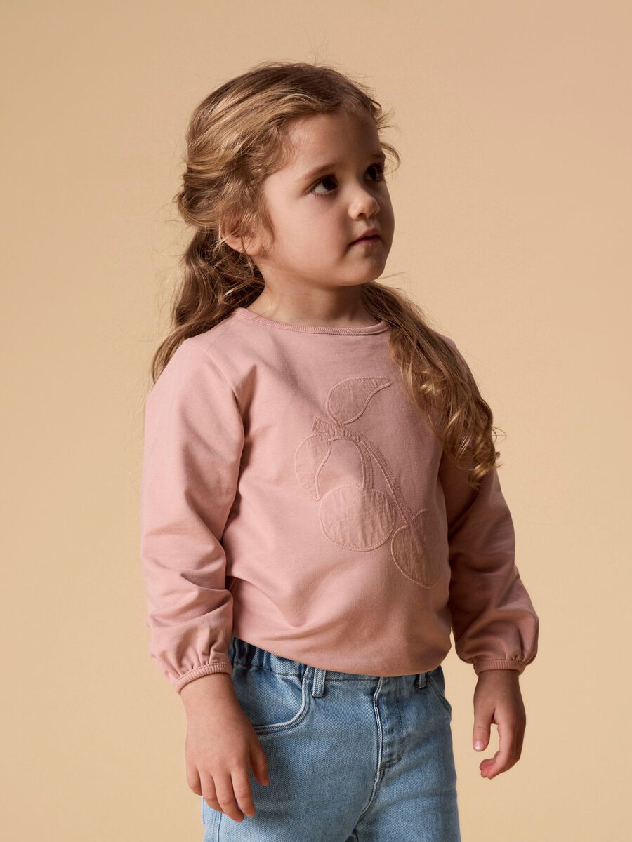 Product carousel image - BIO-BAUMWOLL SWEATSHIRT, Misty Rose | 1