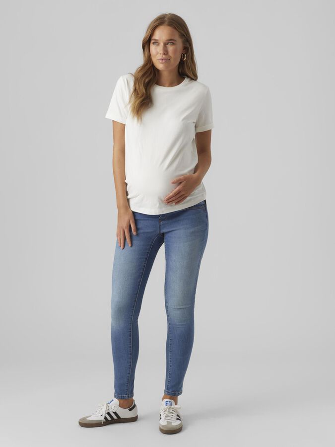 slim elastic jeans slim jeans Mlevans maternity fit w.