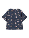 Name it FLORAL PRINT BLOUSE, Dark Sapphire, highres - 13176674_DarkSapphire_001.jpg