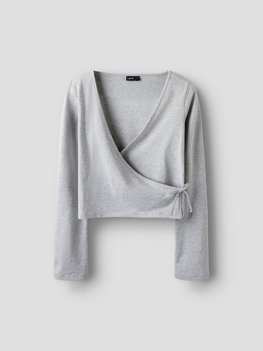 name it OMSLAG LANGERMET TOPP, Grey Melange, highres - 13253203_GreyMelange_003.jpg