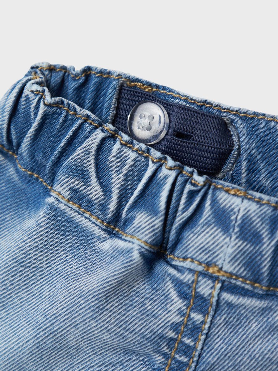 name it BAGGY FIT CARGO JEANS, Medium Blue Denim, highres - 13238068_MediumBlueDenim_005.jpg