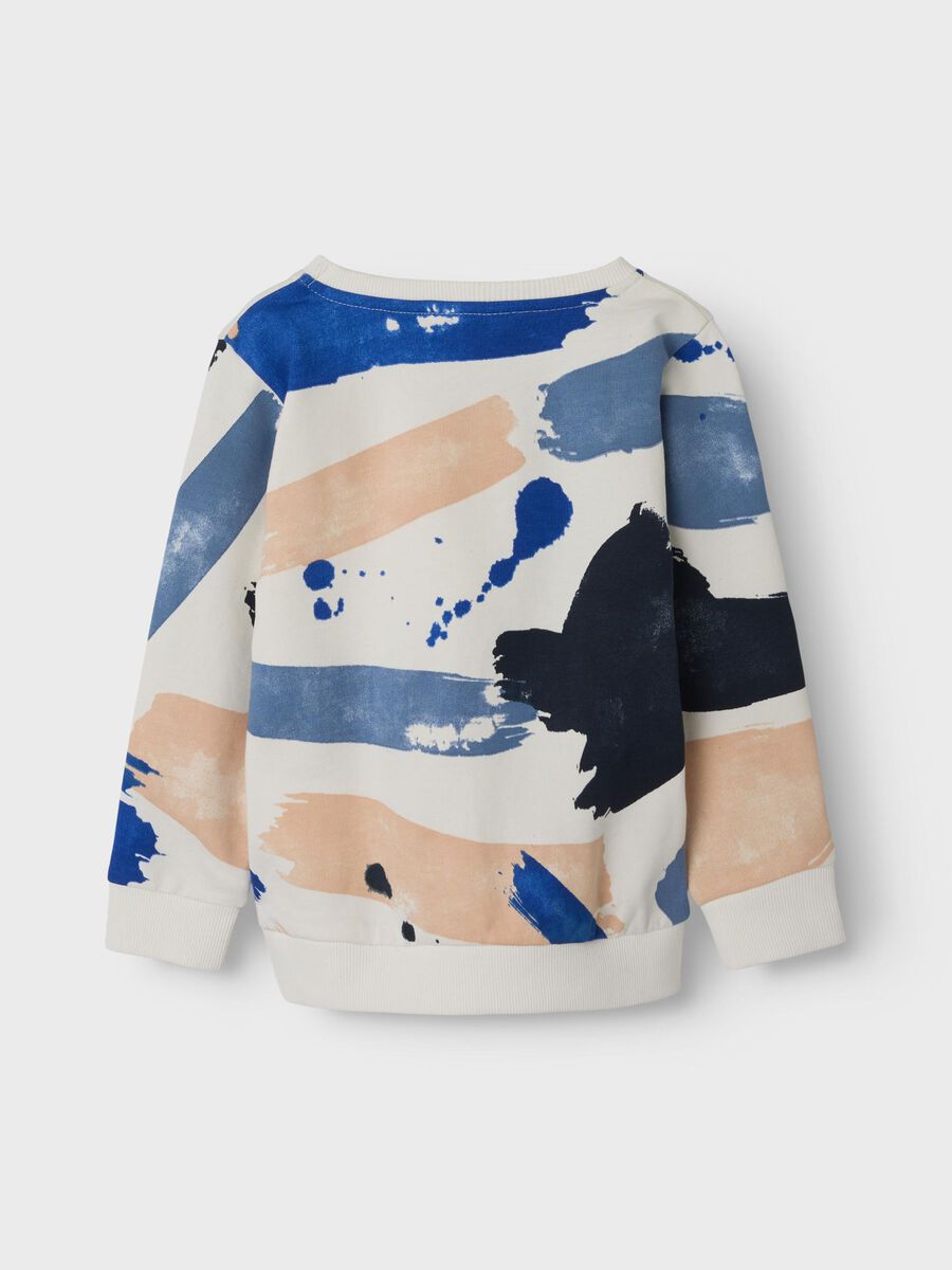 name it REGULAR FIT SWEATSHIRT, Jet Stream, highres - 13242473_JetStream_1182737_002.jpg