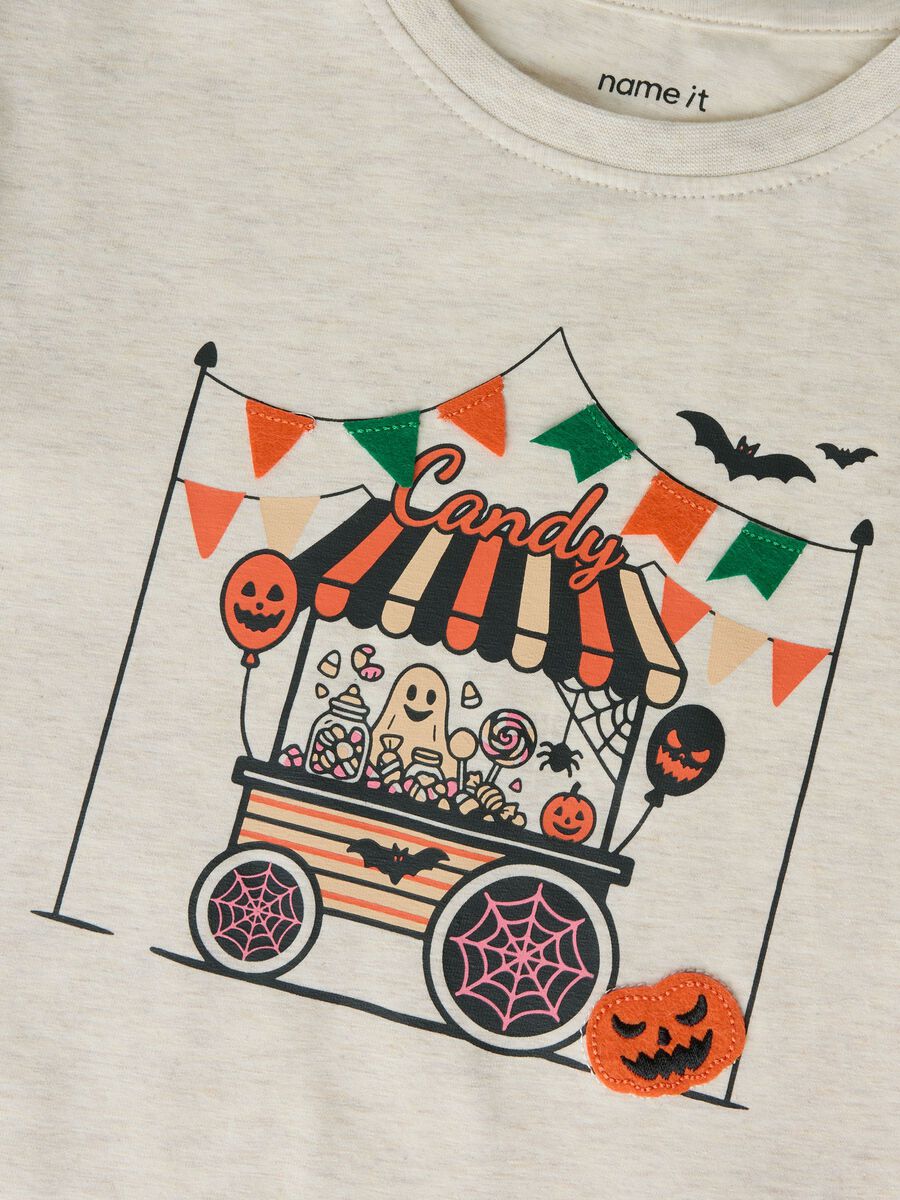 Carousel image 3 ORGANIC COTTON LONG SLEEVED TOP, Peyote Melange