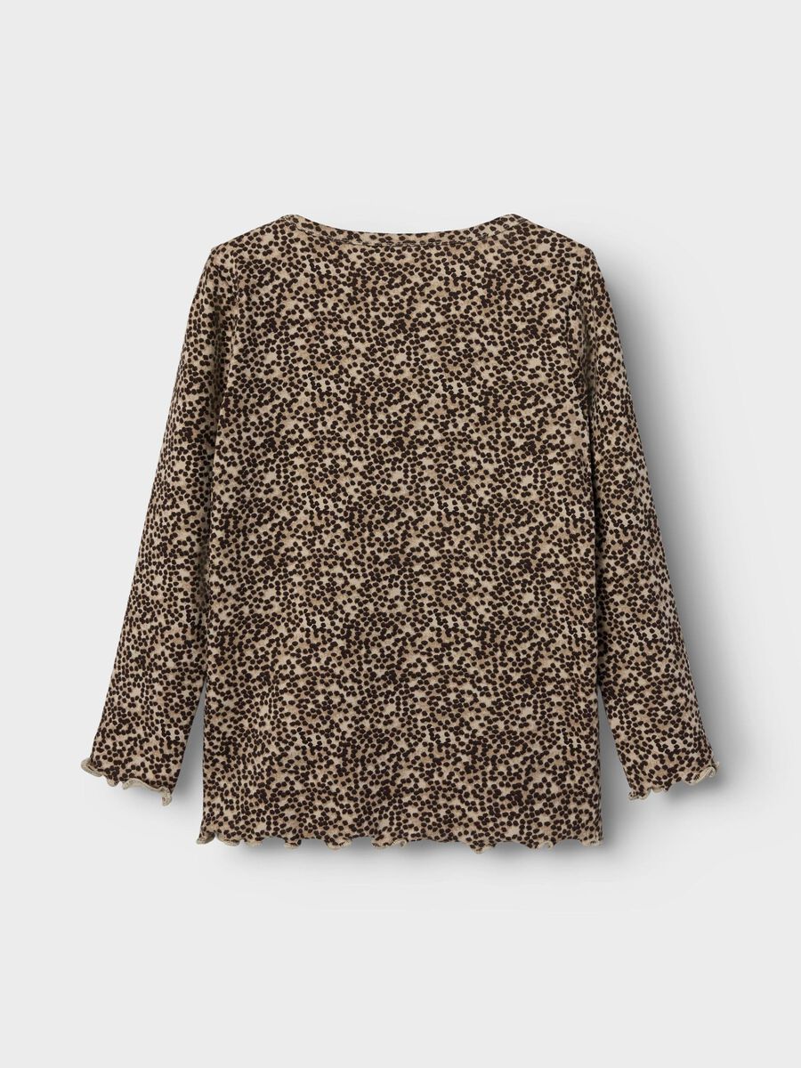name it SLIM FIT LONG SLEEVED TOP, Peyote, highres - 13248232_Peyote_002.jpg