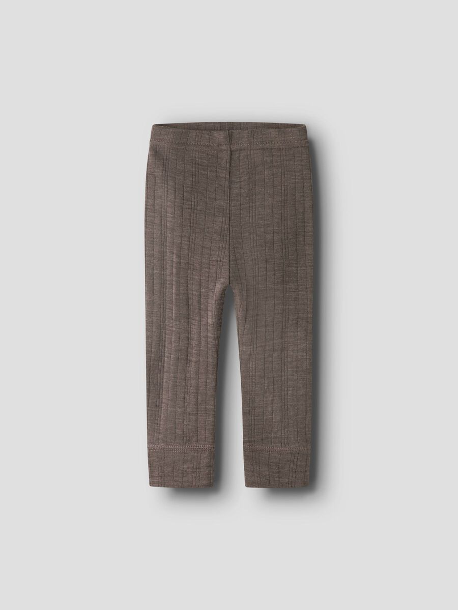 Product carousel image 1 MERINO WOL LANGE ONDERBROEK, Morel