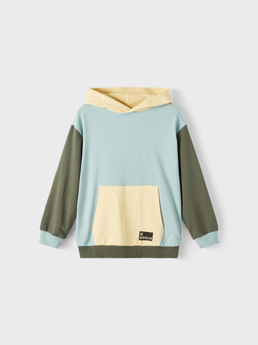 name it COLOR BLOCK HOODIE, Blue Surf, highres - 13205737_BlueSurf_003.jpg