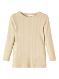 Name it SLIM FIT TOP MED LANGE ÆRMER, Warm Sand, highres - 13209845_WarmSand_001.jpg