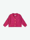 Name it SHORT CABLE KNITTED CARDIGAN, Very Berry, highres - 13180879_VeryBerry_003.jpg