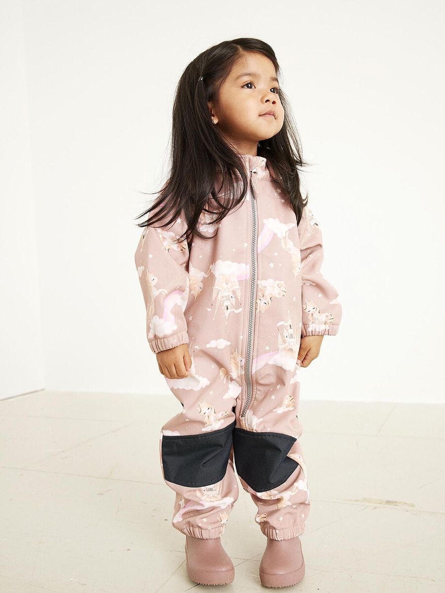 Carousel image - FAIRYTALE SOFTSHELL SNOWSUIT, Deauville Mauve | 3