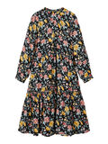 Name it FLORAL PRINT MIDI DRESS, Black, highres - 13171074_Black_001.jpg