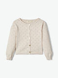Name it PERFORATED KNITTED CARDIGAN, Crystal Gray, highres - 13178761_CrystalGray_003.jpg