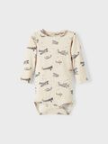 Product image thumbnail - ALL OVER PRINTED ROMPER, Peyote Melange | 1