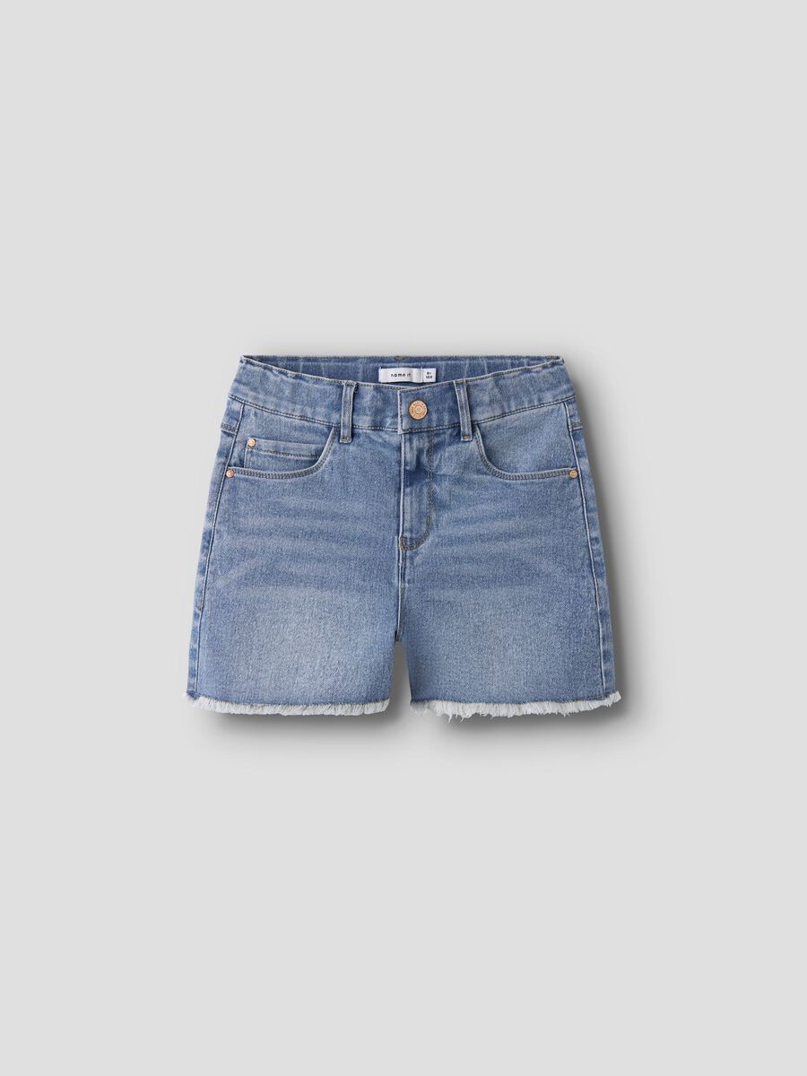 name it REGULAR FIT SHORTS, Medium Blue Denim, highres - 13197313_MediumBlueDenim_003.jpg