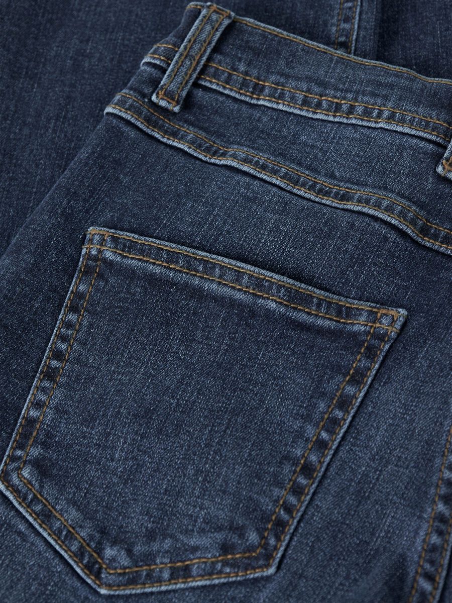 Carousel image 4 STRAIGHT FIT JEANS, Dark Blue Denim