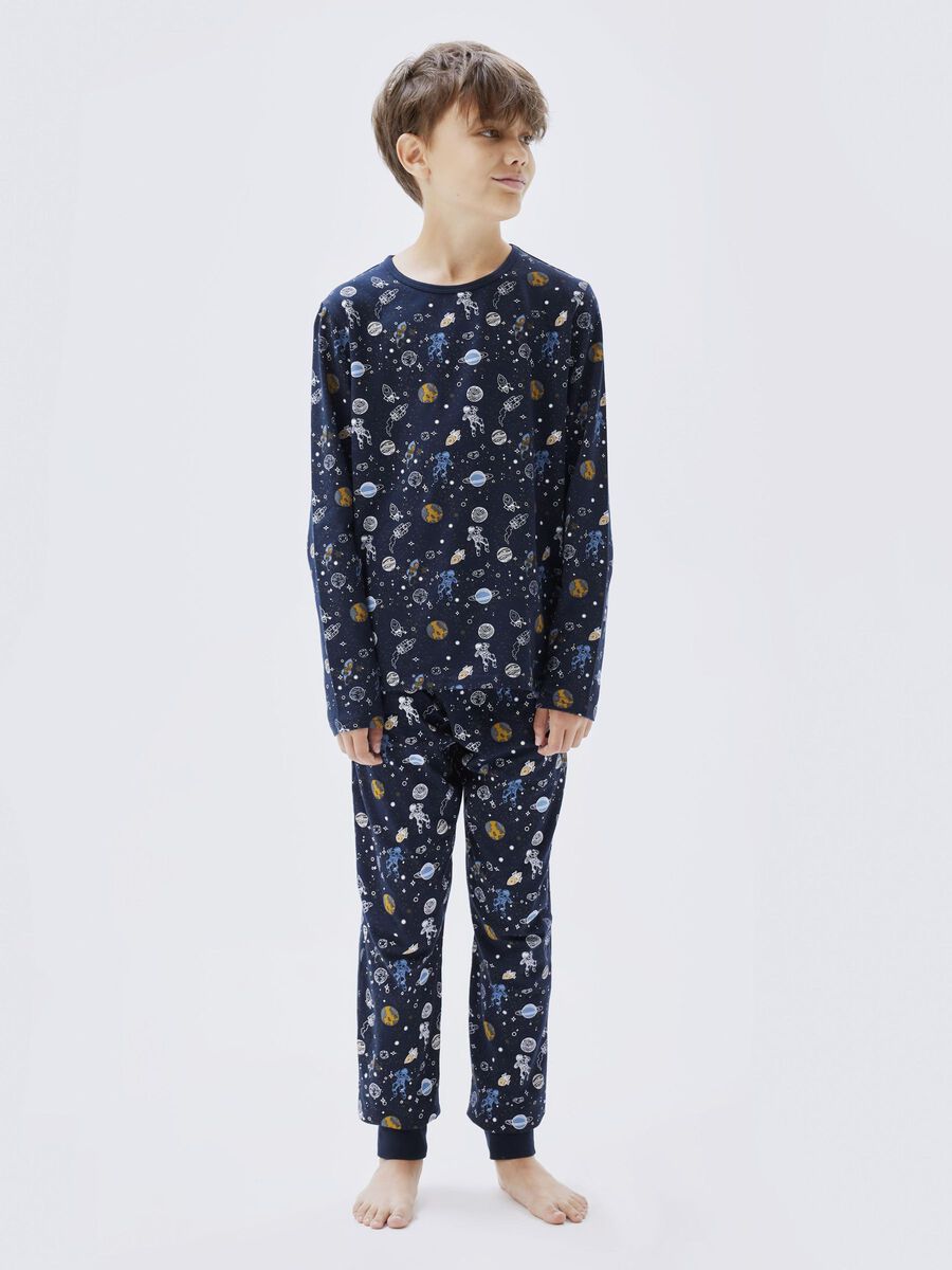 Name it ORGANIC COTTON SPACE PRINT NIGHTSET, Dark Sapphire, highres - 13190225_DarkSapphire_007.jpg