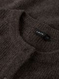 Product image thumbnail - REGULAR FIT KNITTED CARDIGAN, Chocolate Brown | 5