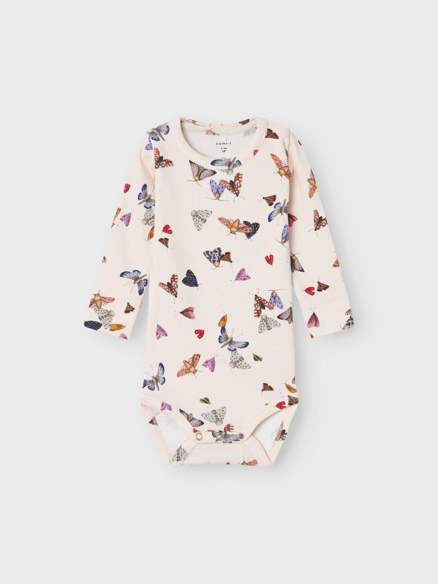 Product carousel image 1 LONG SLEEVED ROMPER, Heavenly Pink
