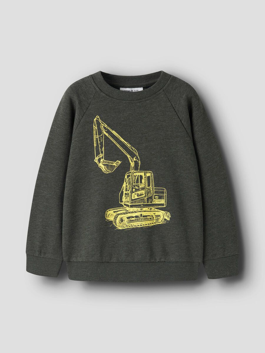 Product carousel image - REGULAR FIT SWEATSHIRT, Peat | 1