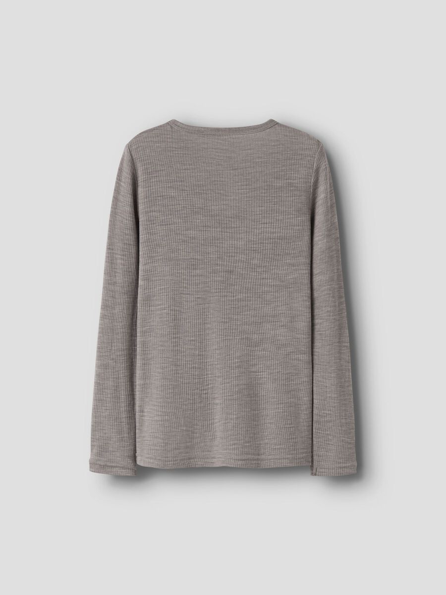 Carousel image 2 MERINO WOOL T-SHIRT, Satellite
