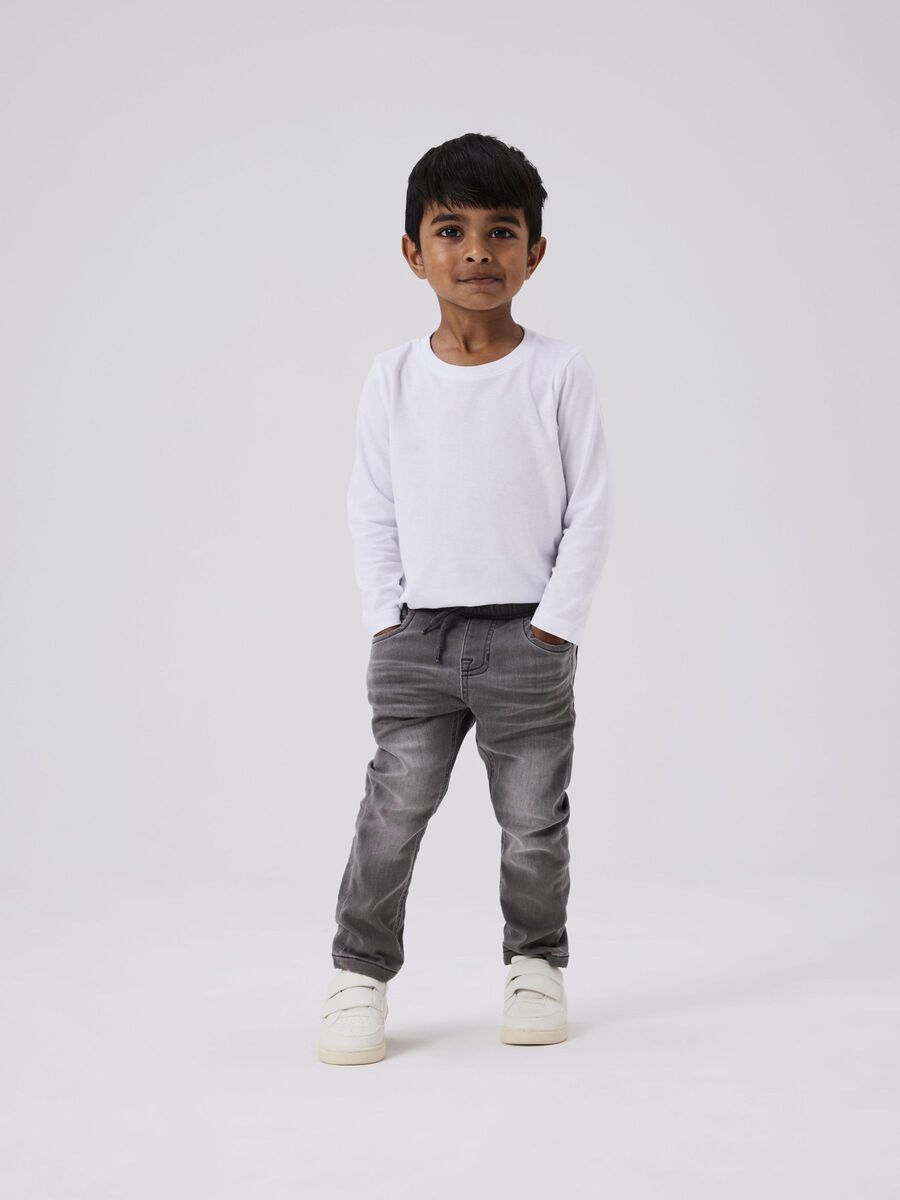 name it REGULAR FIT SWEAT JEANS, Medium Grey Denim, highres - 13212646_MediumGreyDenim_007.jpg