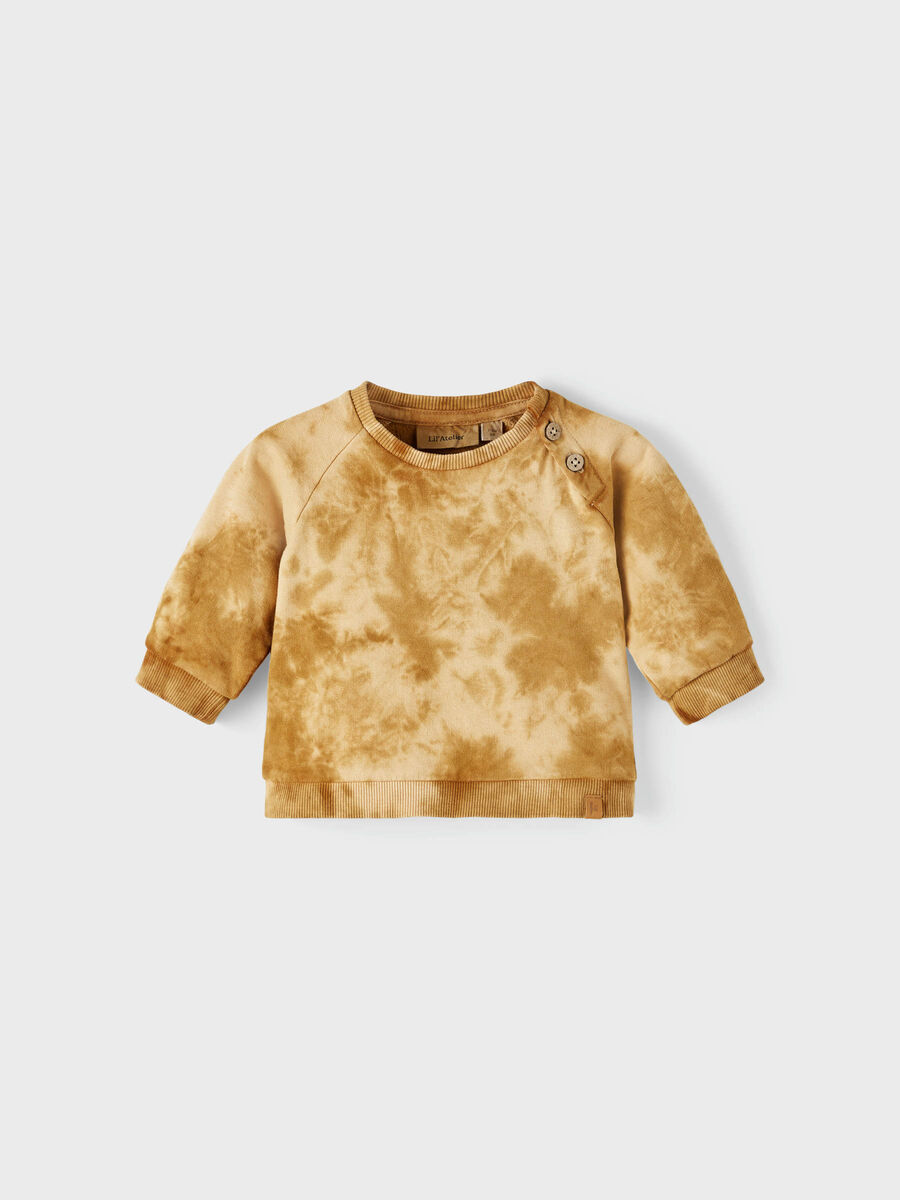 Name it KNYTBATIK SWEATSHIRT, Warm Sand, highres - 13210476_WarmSand_003.jpg