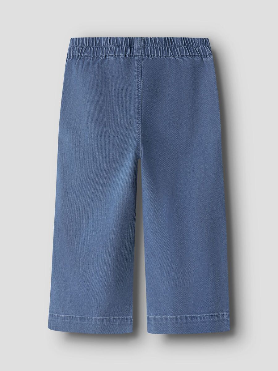 Carousel image 4 JAMBE LARGE JEAN, Medium Blue Denim