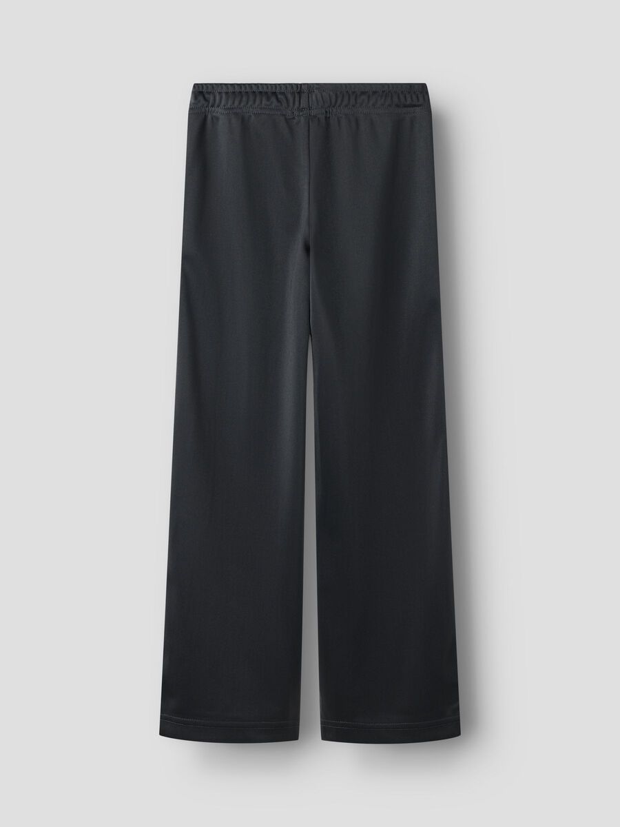 Product carousel image - WIDE LEG TROUSERS, Black Oyster | 2