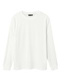 Name it LOOSE FIT LONG SLEEVED TOP, Bright White, highres - 13229126_BrightWhite_001.jpg