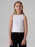 Product image thumbnail - RIPPSTRICK CROP TOP, Bright White | 2