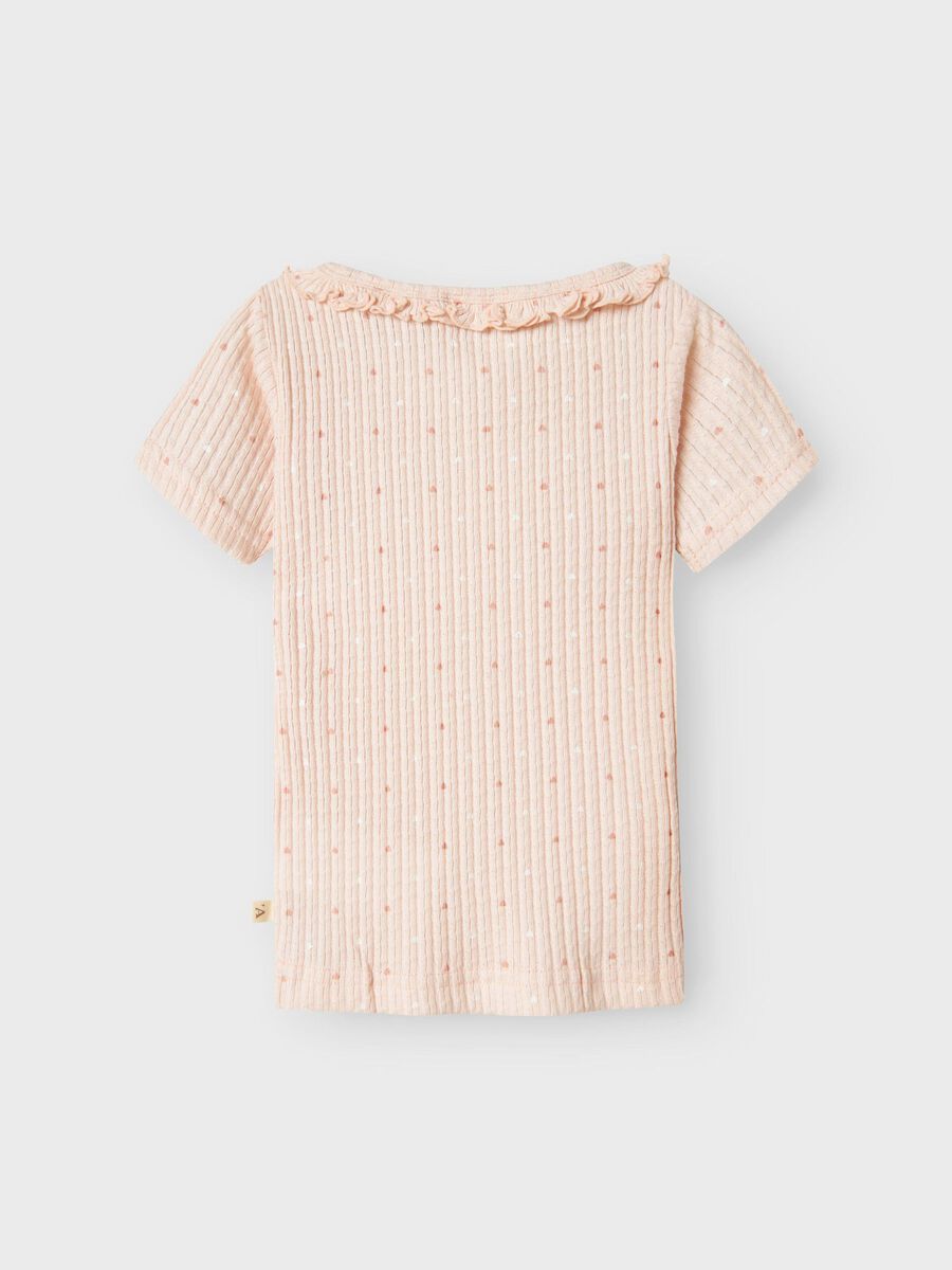 name it ØKOLOGISK BOMULD T-SHIRT, Peach Blush, highres - 13243536_PeachBlush_002.jpg