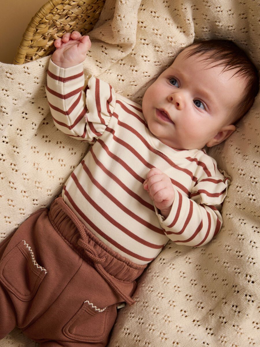 Product carousel image 1 ORGANIC COTTON ROMPER, Turtledove