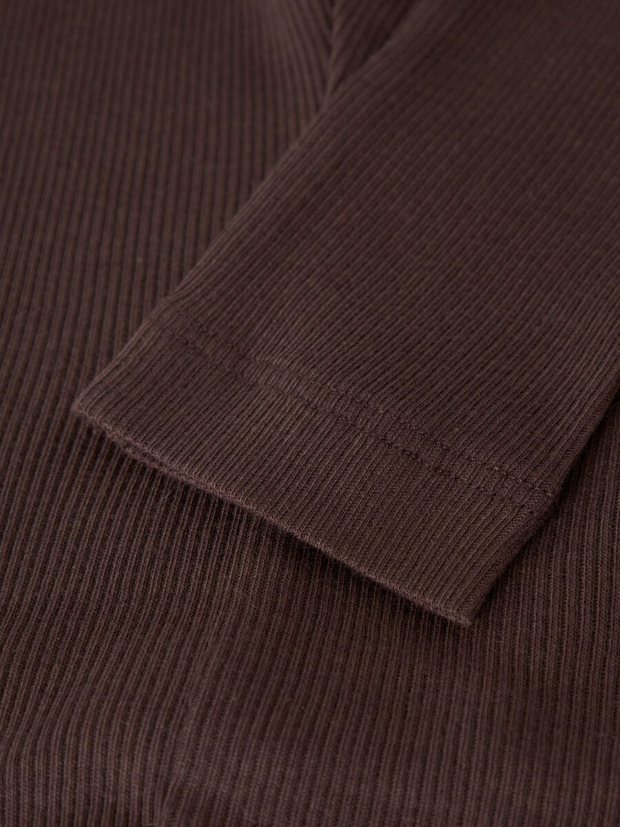 Carousel image - BASIC RIB LEGGINGS, French Roast | 3